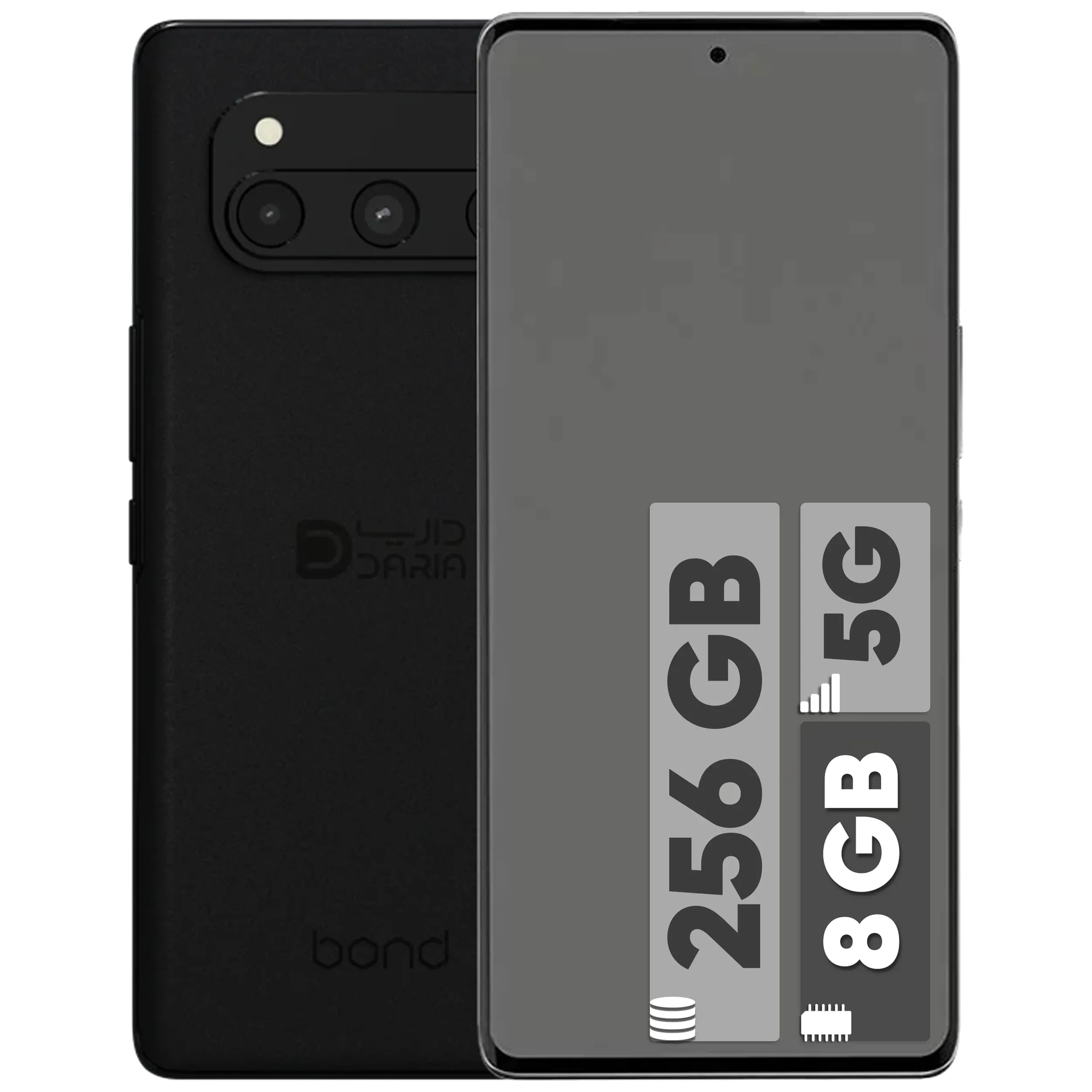 گوشی موبایل داریا مدل bond 5G دو سیم کارت ظرفیت 256 گیگابایت و رم 8 گیگابایت